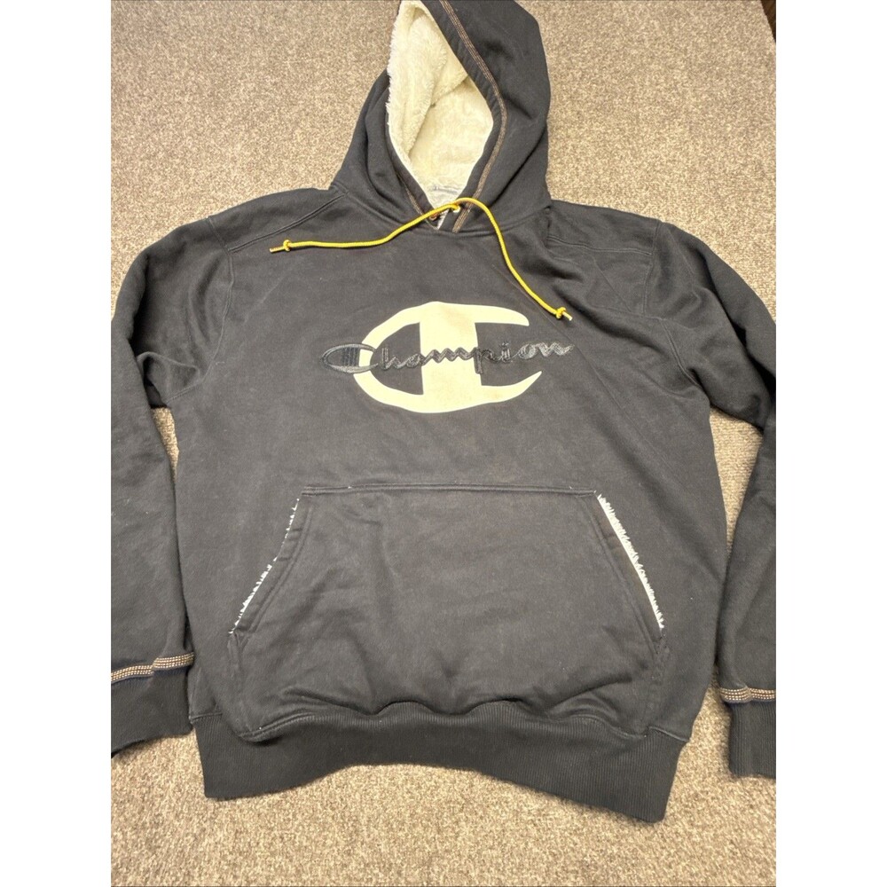 Men’s Large Champion x Timberland Collab Sherpa Hoodie
